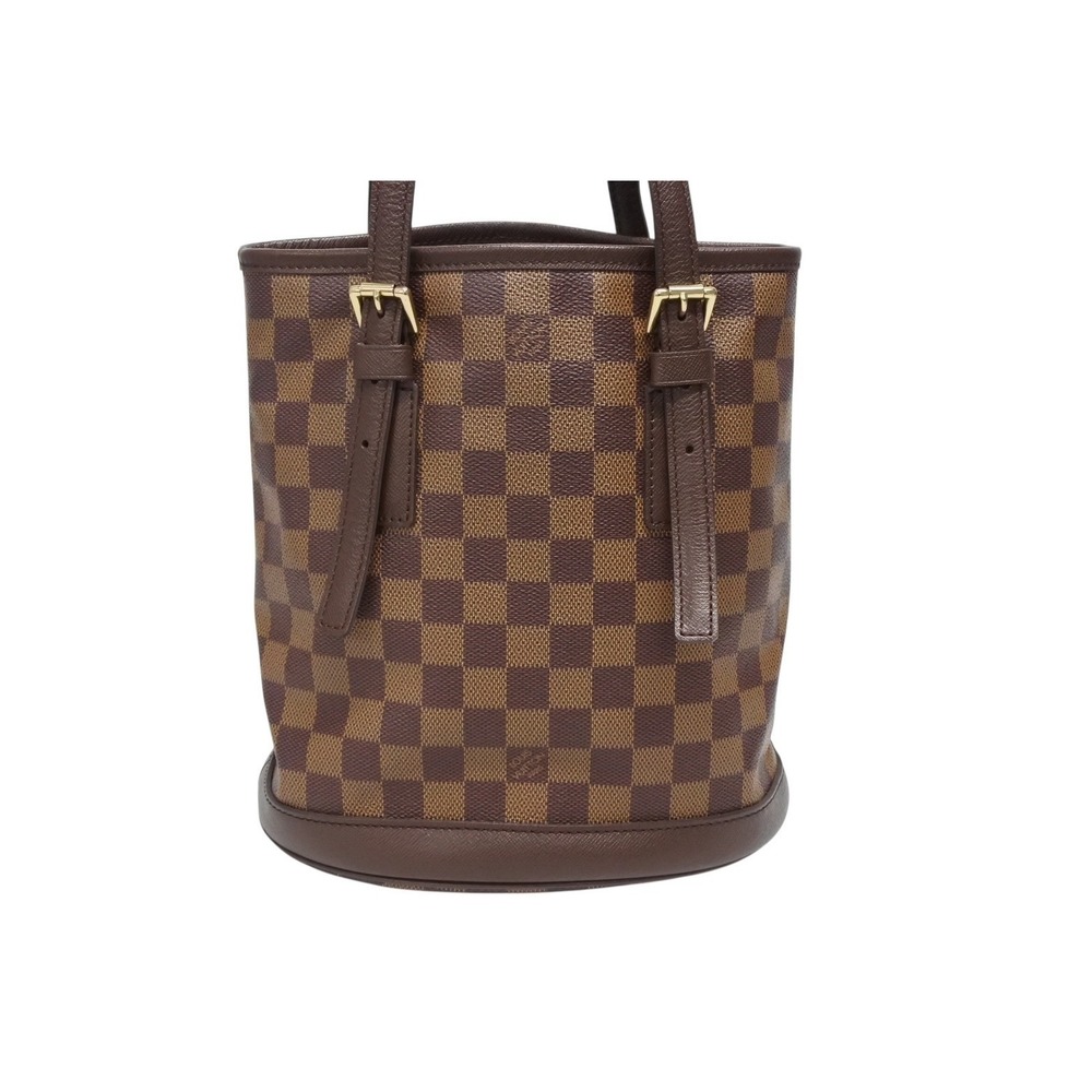 Louis Vuitton Damier brown Ebene shoulder pouch Brown Mare bag logo